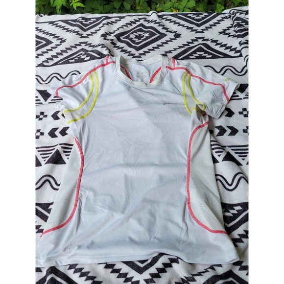 Asics Womens Active Short Sleeve Top. Size Small. Mesh Inserts. - Picture 3 of 5